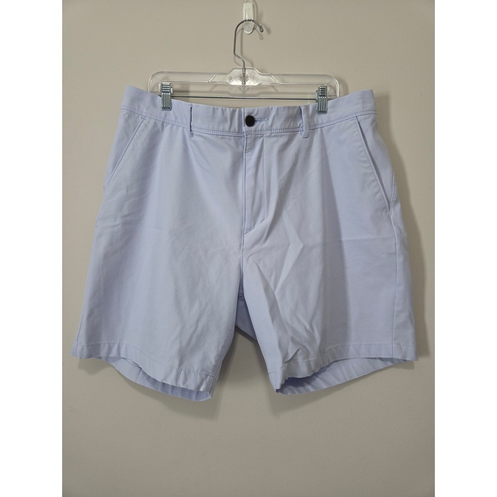VRST Mens Chino Shorts Light Blue‎ Size 42 Performance Stretch Golf Casual